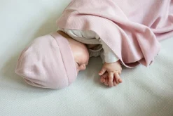 Kocyki|Kocyki | Amori Amori Kocyk Merino Cozy - delikatny róż