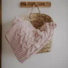 Kocyki|Kocyki | My Memi Kocyk WARKOCZ ze 100% wełny merino powder pink - premium collection