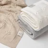 Kocyki|Kocyki | My Memi Kocyk ze 100% wełny merino cream Floral - premium collection