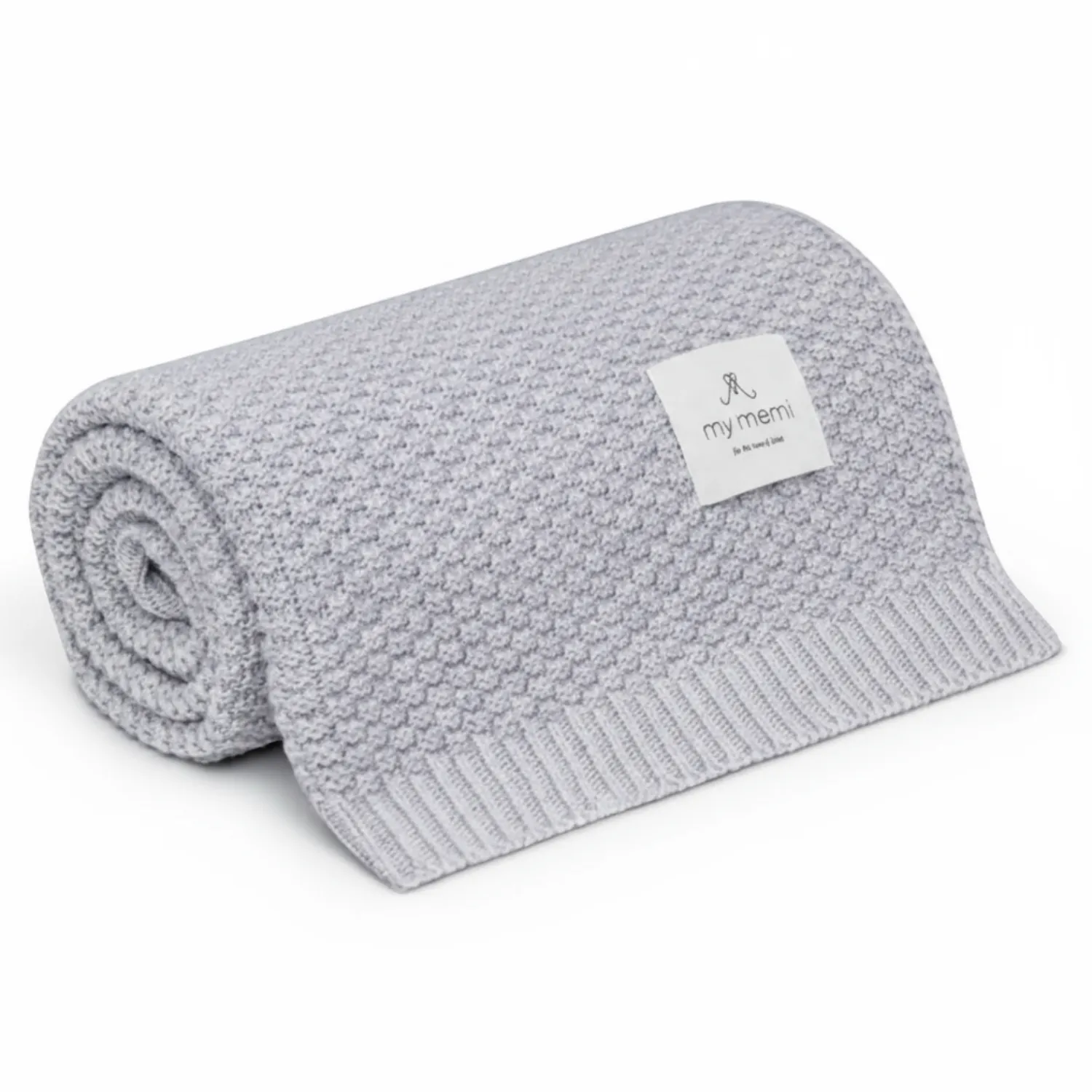 Kocyki|Kocyki | My Memi Kocyk ze 100% wełny merino grey - premium collection