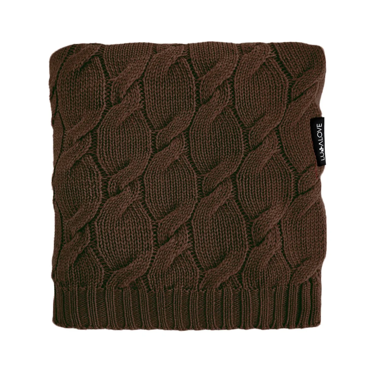 Kocyki|Kocyki | Lullalove Kocyk z wełny merino - czekolada, kolekcja PREMIUM
