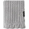 Kocyki|Kocyki | Lullalove Kocyk z wełny merino - szare ciasteczko PREMIUM