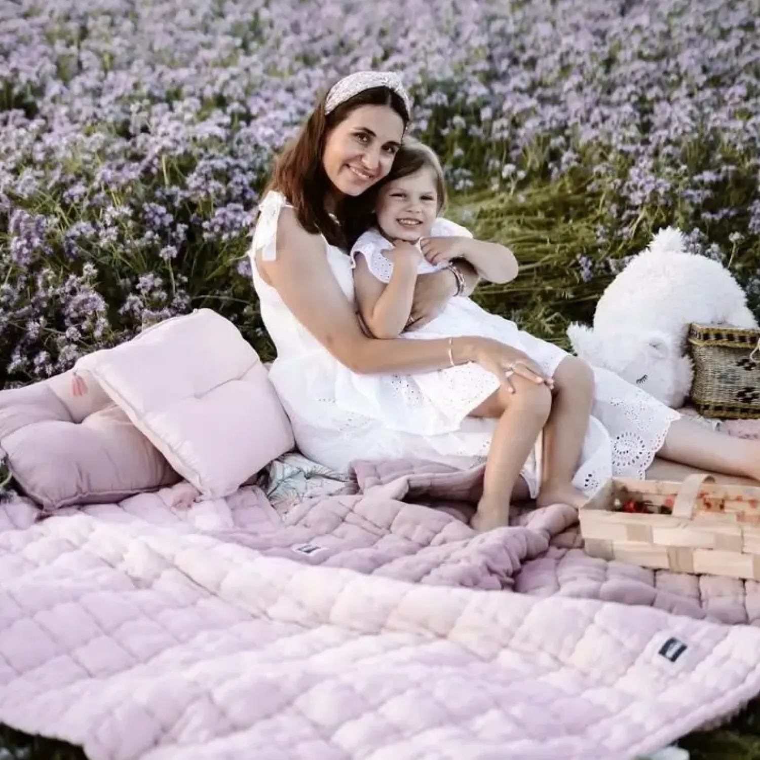 Pościel Z Wypełnieniem | La Millou Kołdra Muślin Biscuit 100x120cm - POWDER PINK
