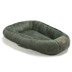 Gniazdka Niemowlęce|Gniazdka Niemowlęce | La Millou Kokon niemowlęcy BEST NEST VELVET PURE - KHAKI
