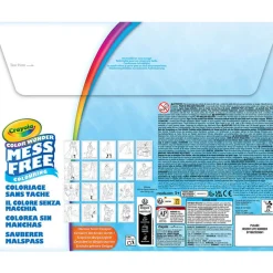 Kolorowanki | Crayola Kolorowanka dla dzieci i 4 niebrudzące magiczne flamastry Color Wonder Mess Free Kraina Lodu 3+