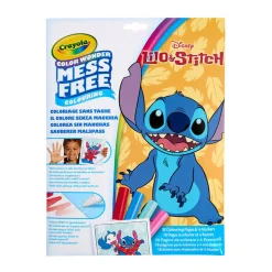 Kolorowanki | Crayola Kolorowanka dla dzieci i 4 niebrudzące magiczne flamastry Color Wonder Mess Free Lilo i Stitch 3+