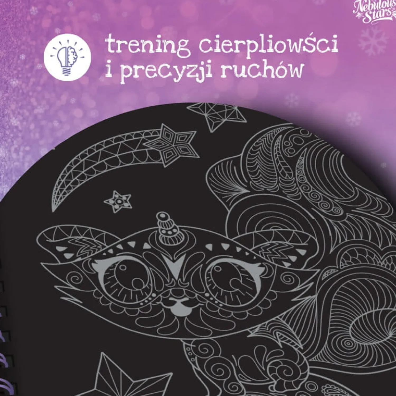 Kolorowanki|8 Lat+ | Nebulous Stars Kolorowanki z czarnymi kartkami i pisakami M Isadora