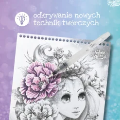 Kolorowanki|8 Lat+ | Nebulous Stars Kolorowanki z czarnymi kartkami i pisakami M Isadora