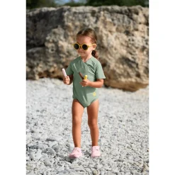 Stroje Kąpielowe|Stroje Kąpielowe | Lassig Kombinezon do pływania z krótkim rękawem UV60 Splash & Fun - Green
