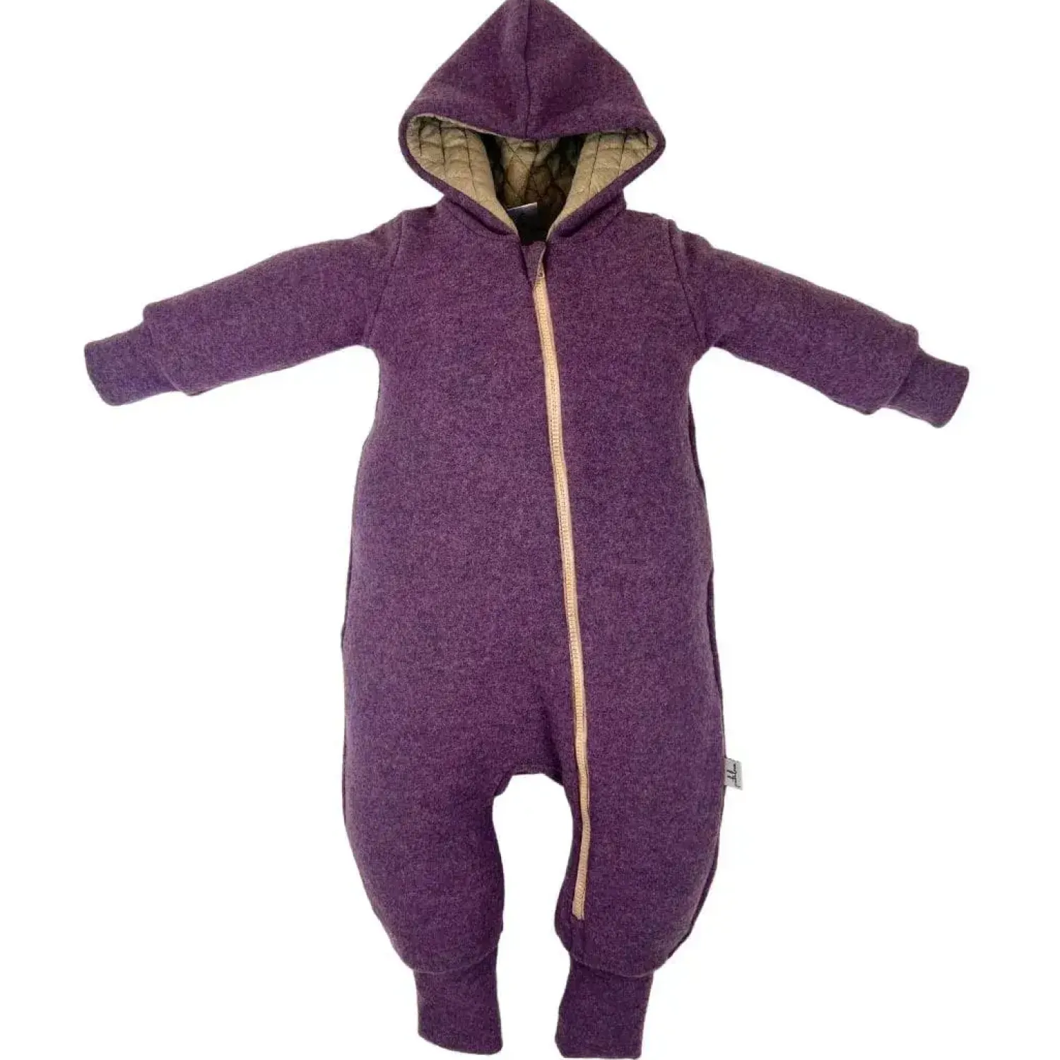 Ubranka Dziecięce | Patulove Kombinezon z wełny merino - PLUM