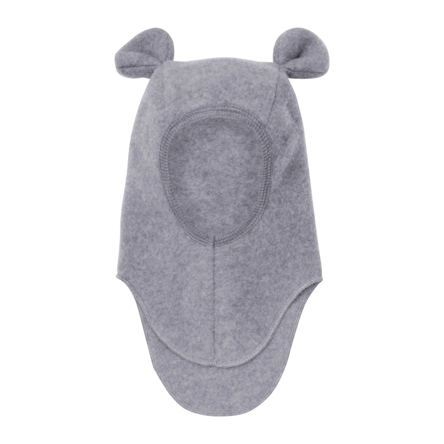 Na Główkę|Kominy, Chustki, Apaszki | HUTTEliHUT Kominiarka 100% wełny merino z uszkami misia - Medium grey melange