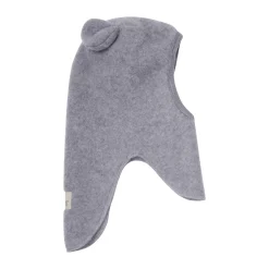 Na Główkę|Kominy, Chustki, Apaszki | HUTTEliHUT Kominiarka 100% wełny merino z uszkami misia - Medium grey melange