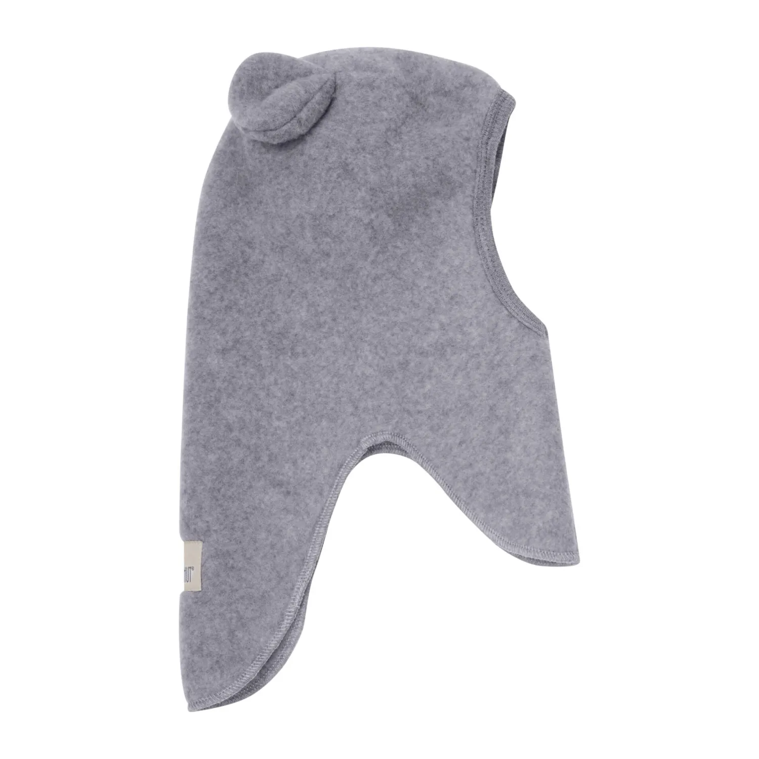 Na Główkę|Kominy, Chustki, Apaszki | HUTTEliHUT Kominiarka 100% wełny merino z uszkami misia - Medium grey melange