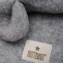 Na Główkę|Kominy, Chustki, Apaszki | HUTTEliHUT Kominiarka 100% wełny merino z uszkami misia - Medium grey melange