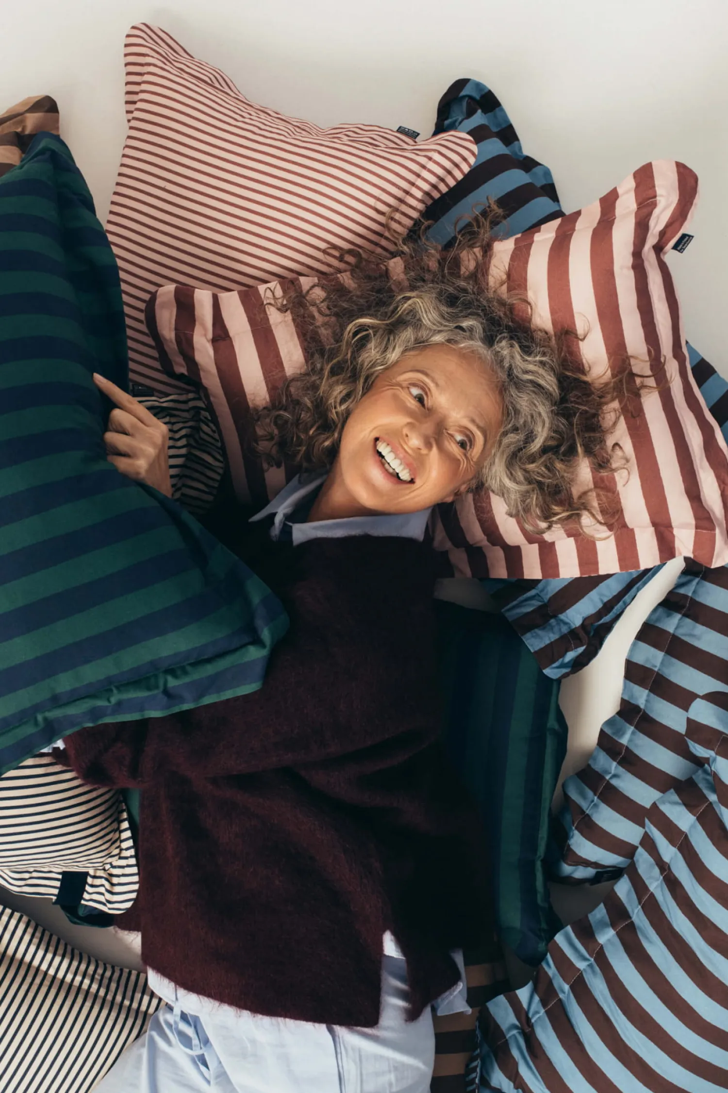 Pościel Przedszkolaka|Pościel Z Wypełnieniem | La Millou Komplet pościeli bawełnianej HYGGE - STRIPES PINK
