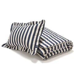 Komplet pościeli bawełnianej HYGGE - STRIPES NAVY