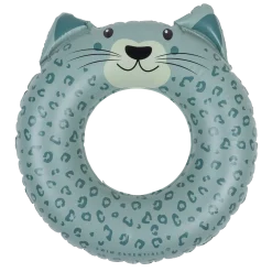 Koło do pływania 55 cm Animal Green Leopard