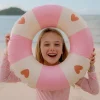 Do Kąpieli|3 Lata + | The Swim Essentials Koło do pływania dla dzieci Ø55 cm - Pink, Cozy Hearts