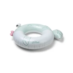 6 Lat+|Do Kąpieli | The Swim Essentials Koło do pływania dla dzieci Ø95 cm Ryba - Green Puck Pufferfish