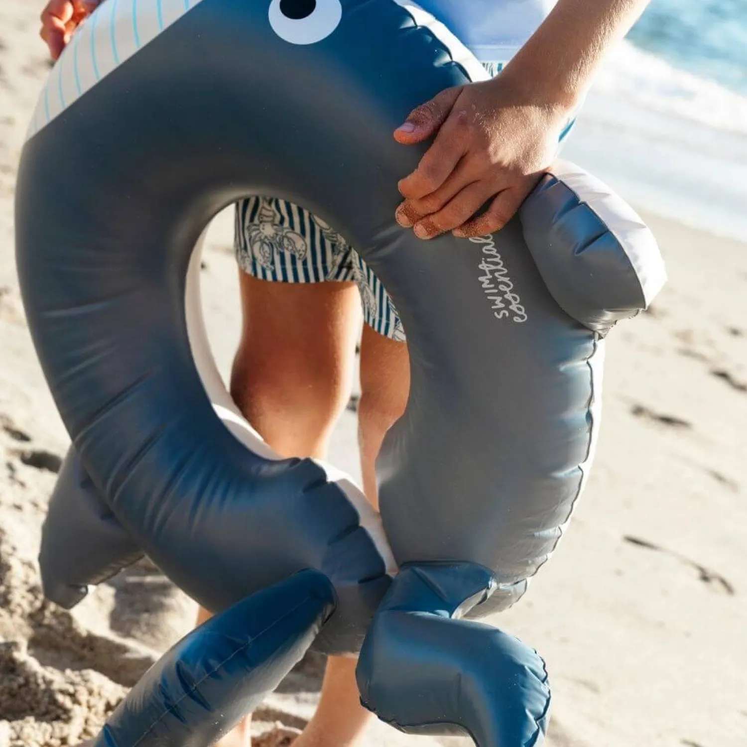 Do Kąpieli|3 Lata + | The Swim Essentials Koło do pływania dla dzieci Ø 55 cm - Whale, Walter Whale