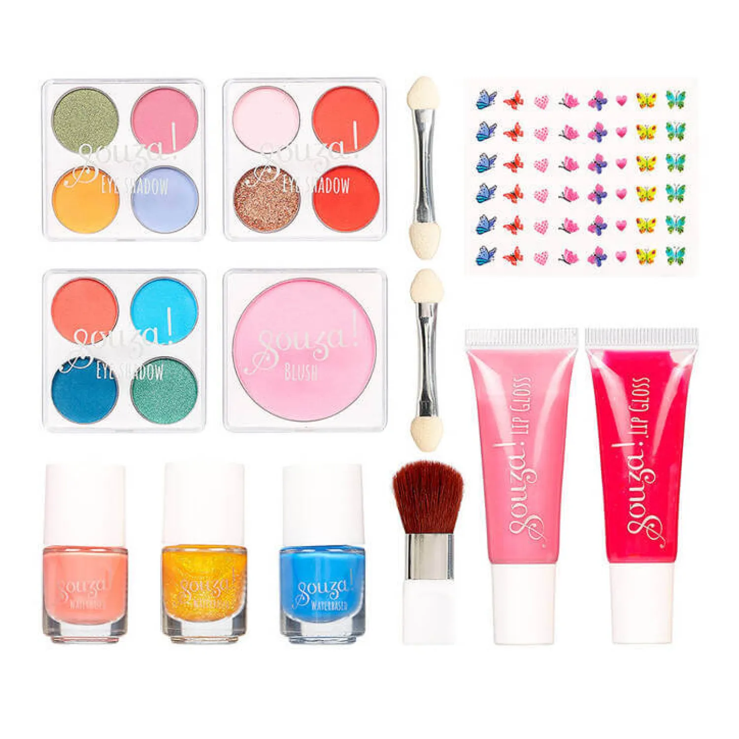 Kostiumy I Akcesoria|Naturalne Kosmetyki | Souza! Kosmetyki do makijażu dla dzieci zestaw 13 el. Beauty Luxe