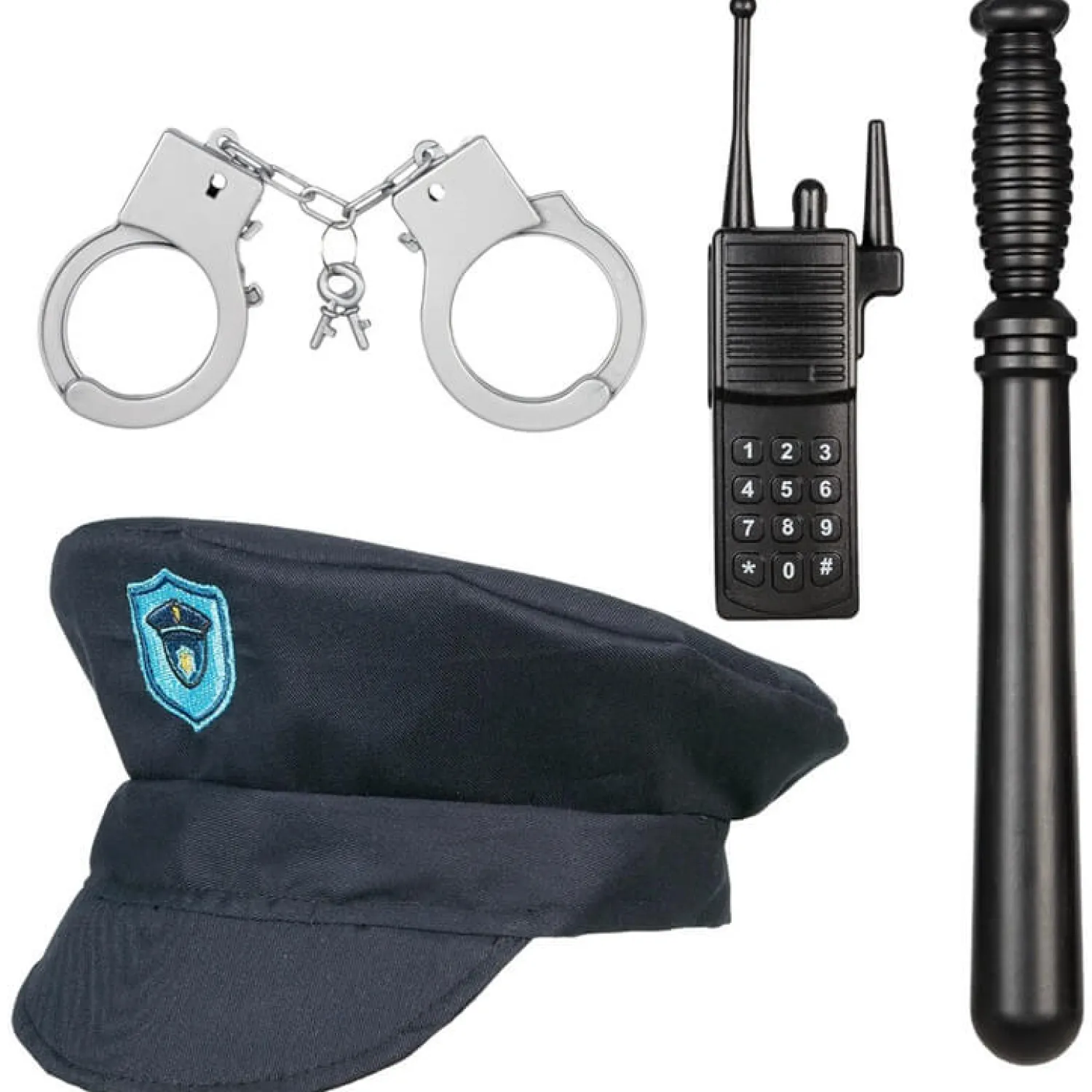 6 Lat+|7 Lat+ | Souza! Kostium policjanta z czapką i akcesoriami 4-7 lat