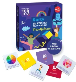 6 Lat+|Aktywizujące | rozwojowa mama Kostka aktywności - mindfulness. Gra + mini e-book 4+