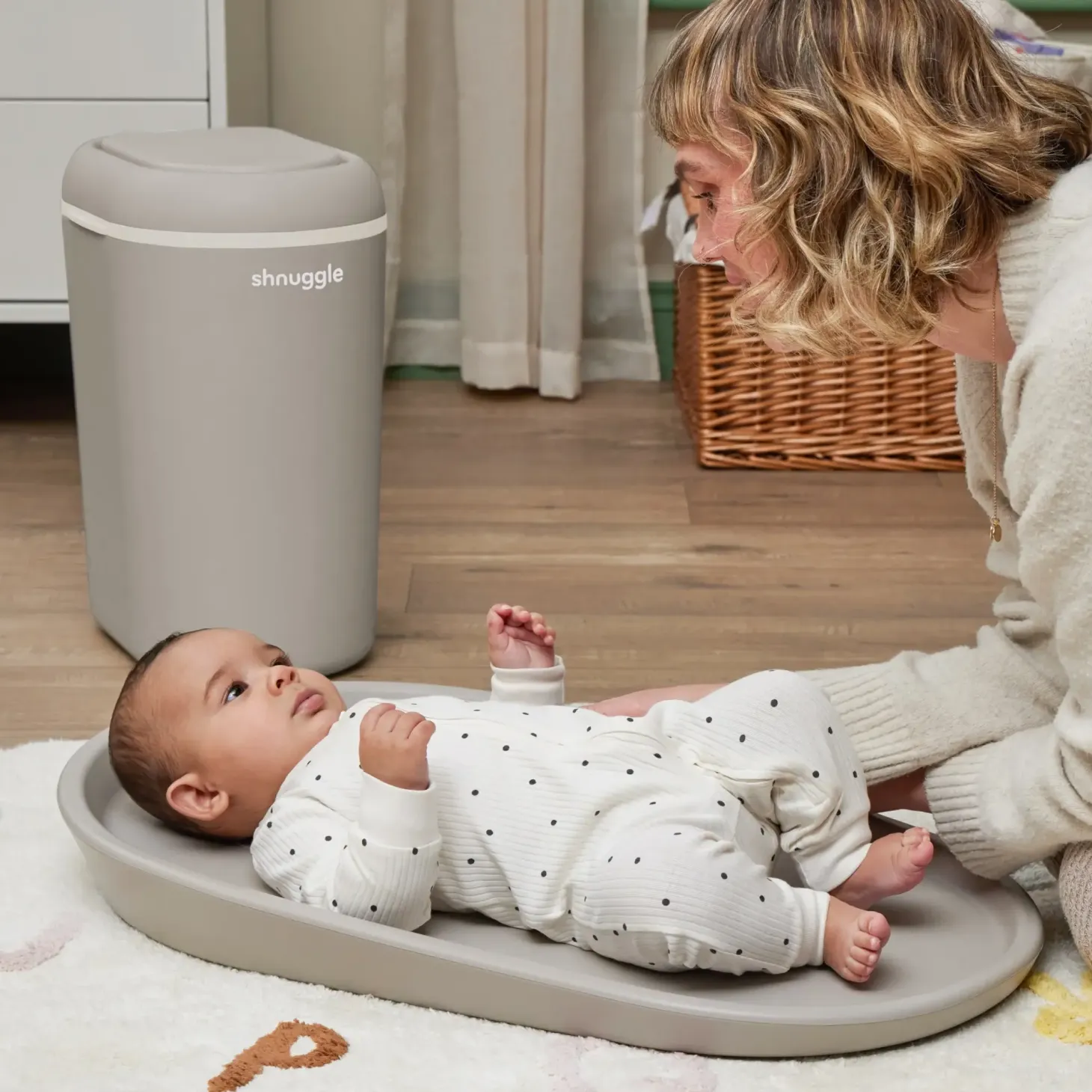 Kosz na pieluchy Eco-Touch Taupe