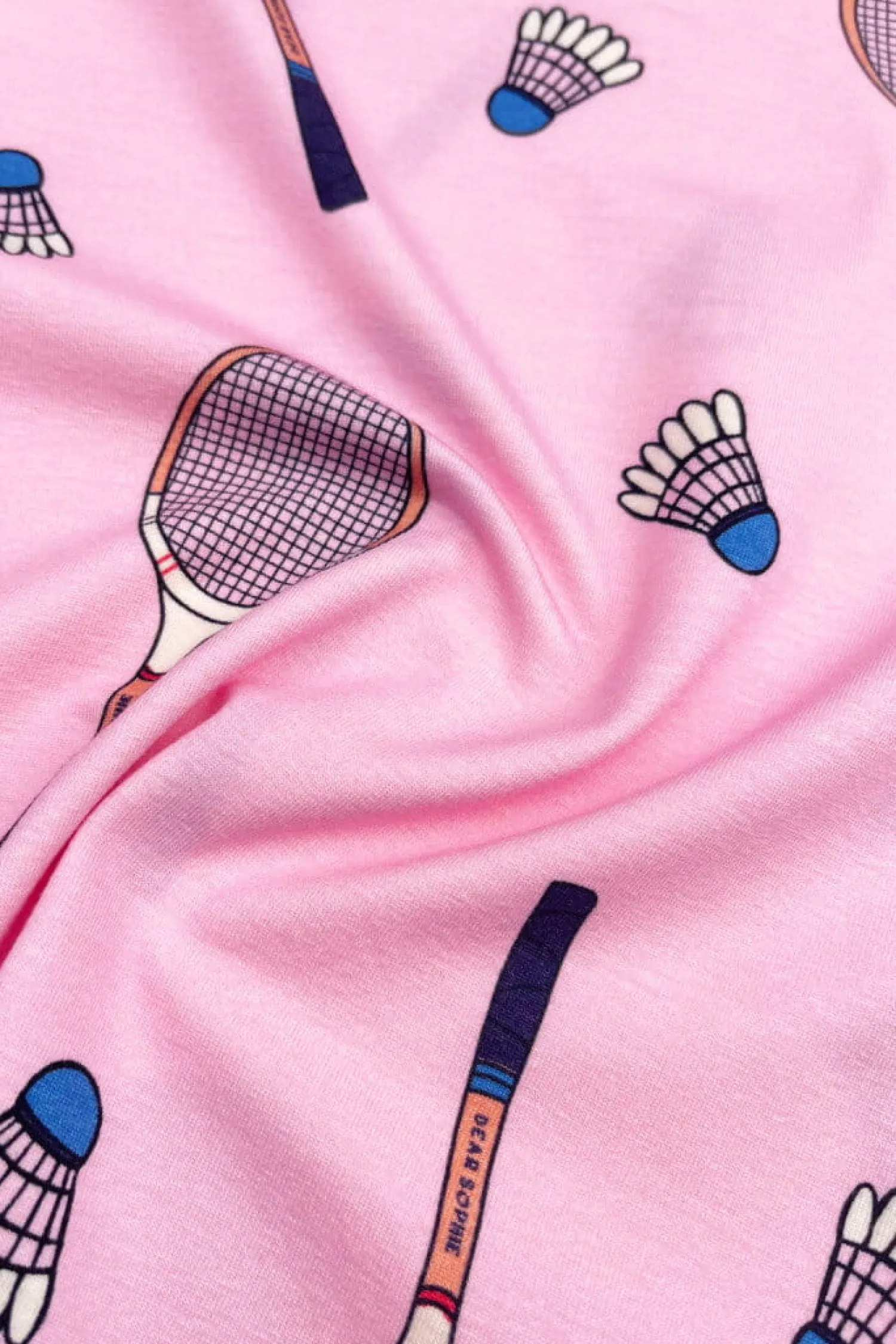 Ubranka Dziecięce | Dear Sophie Koszulka ze skrzydełkami - tenis różowy