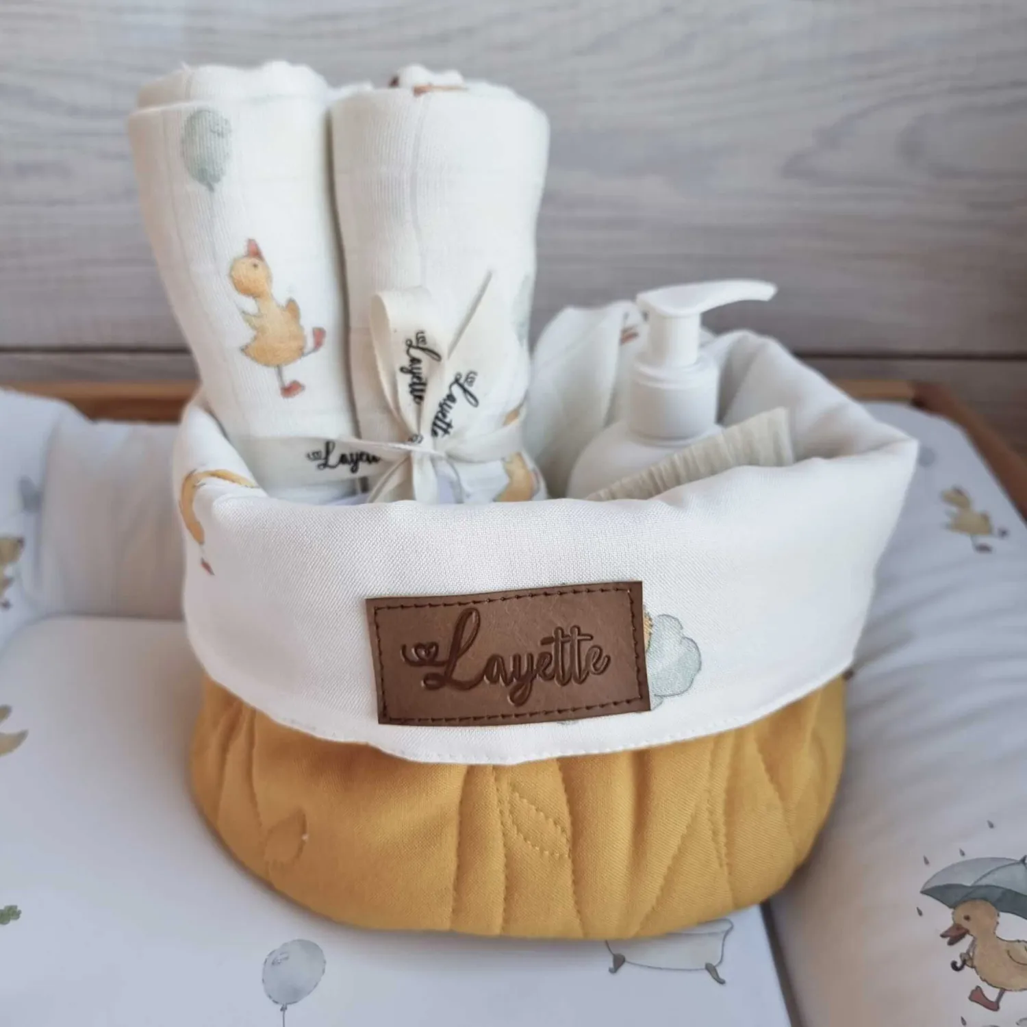 Porządek W Domu|Kosze I Pojemniki | Layette Koszyk pojemnik do przechowywania LUCKY DUCKY