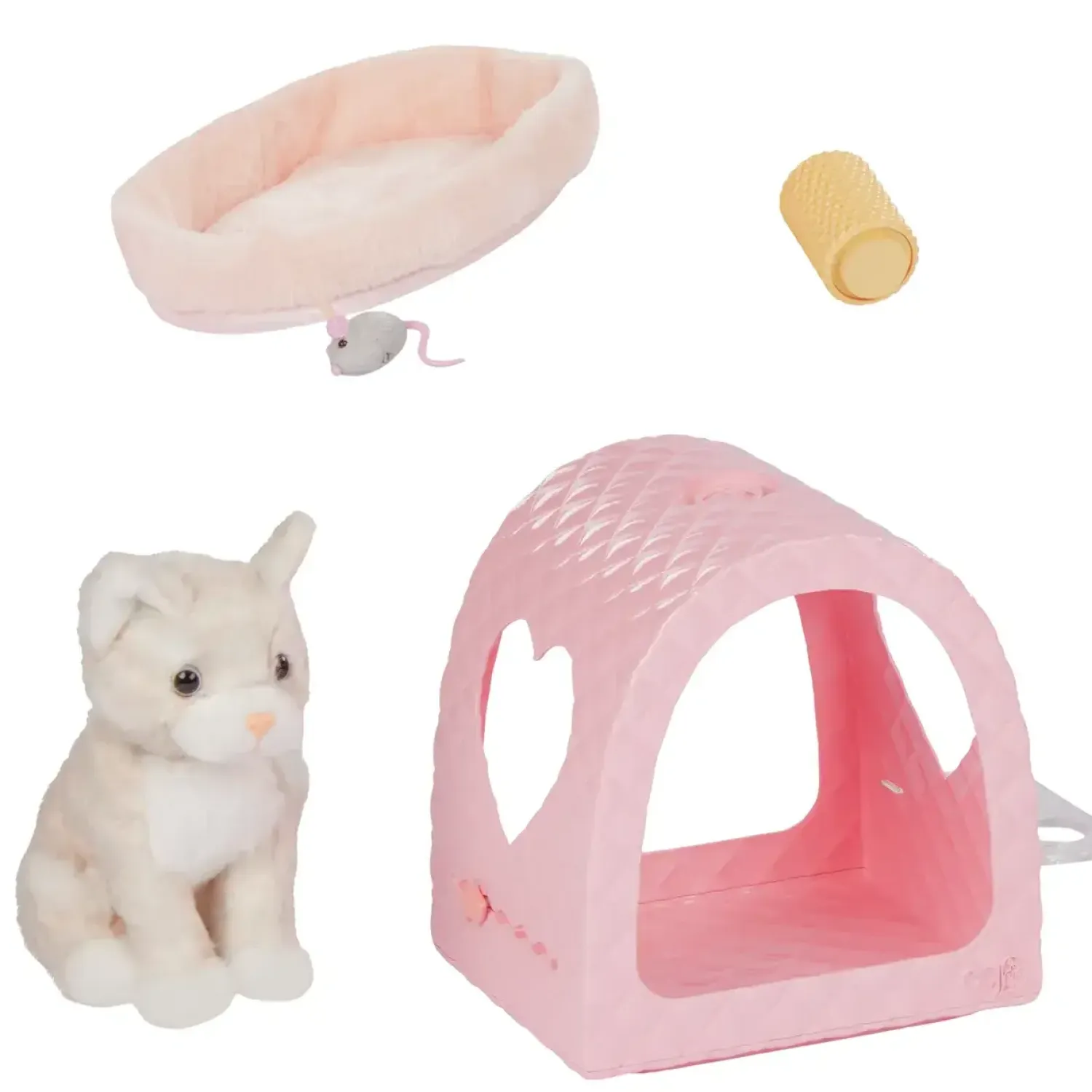 6 Lat+|3 Lata + | OurGeneration Kotek z domkiem-drapakiem i akcesoriami - Purrfect Retreat