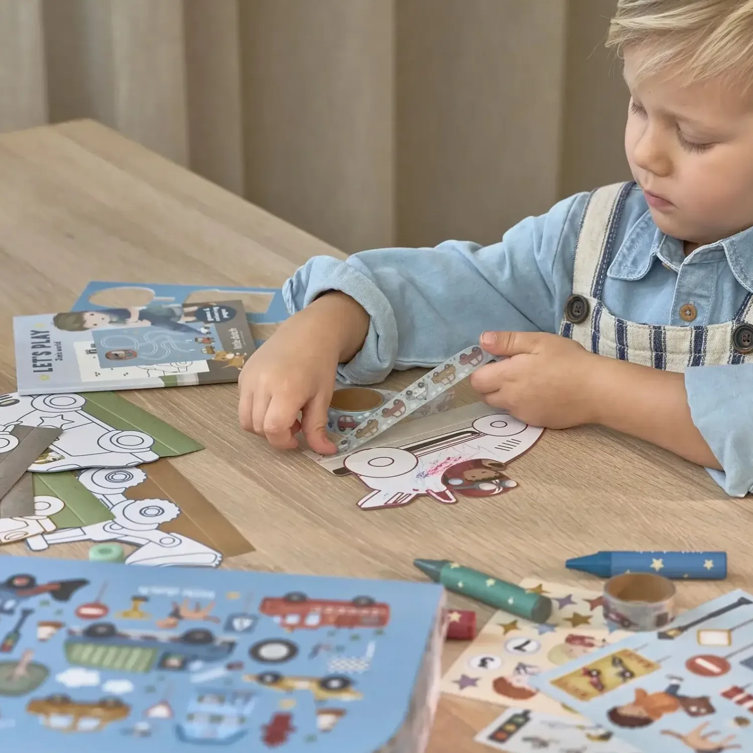 Idealne W Podróży|6 Lat+ | Little Dutch Kreatywna walizka Jim & Friends