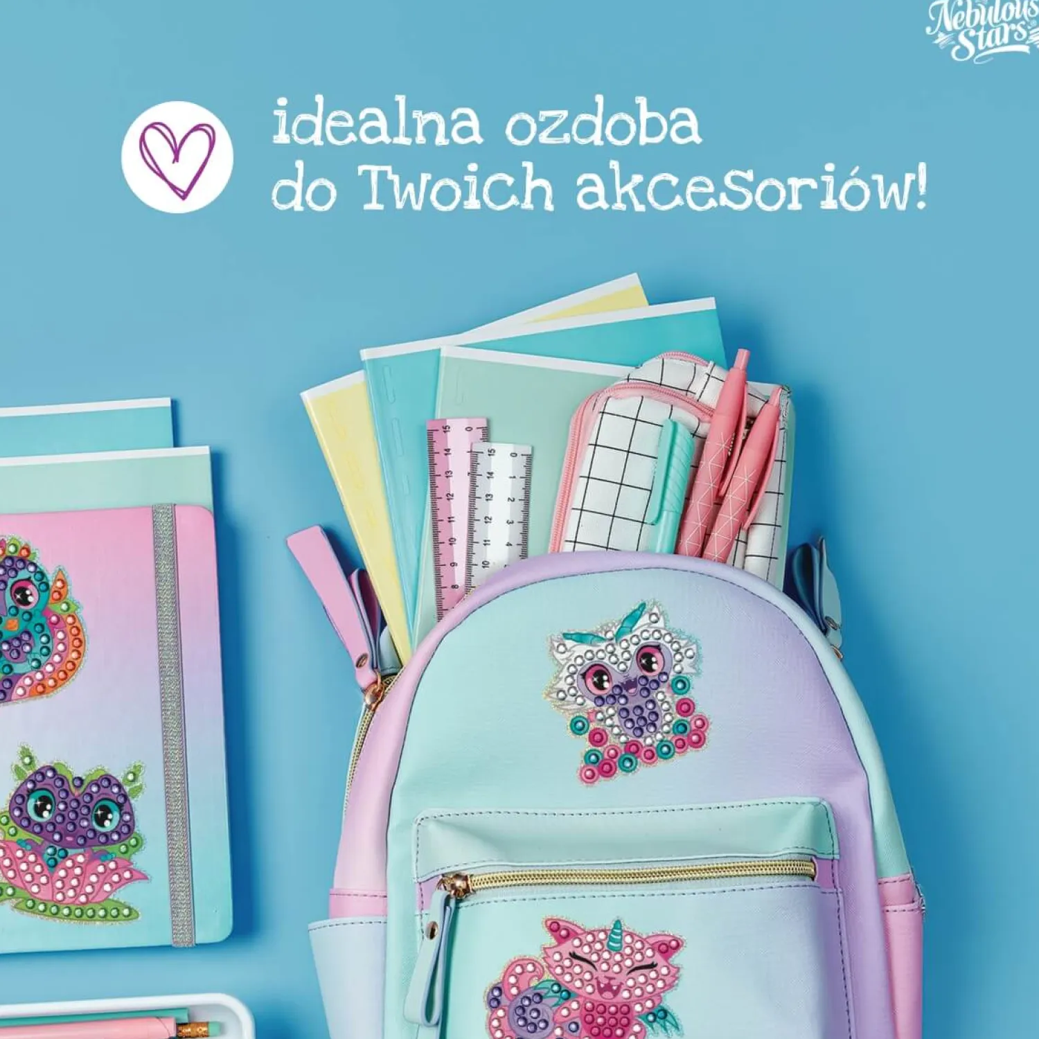 7 Lat+|8 Lat+ | Nebulous Stars Kreatywne naklejki do ozdabiania z kryształkami 7+