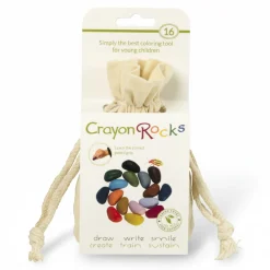 Artykuły Plastyczne | Crayon Rocks Kredki w bawełnianym woreczku - 16 kolorów