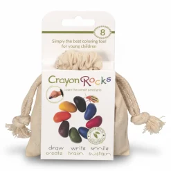 Artykuły Plastyczne | Crayon Rocks Kredki w bawełnianym woreczku - 8 kolorów