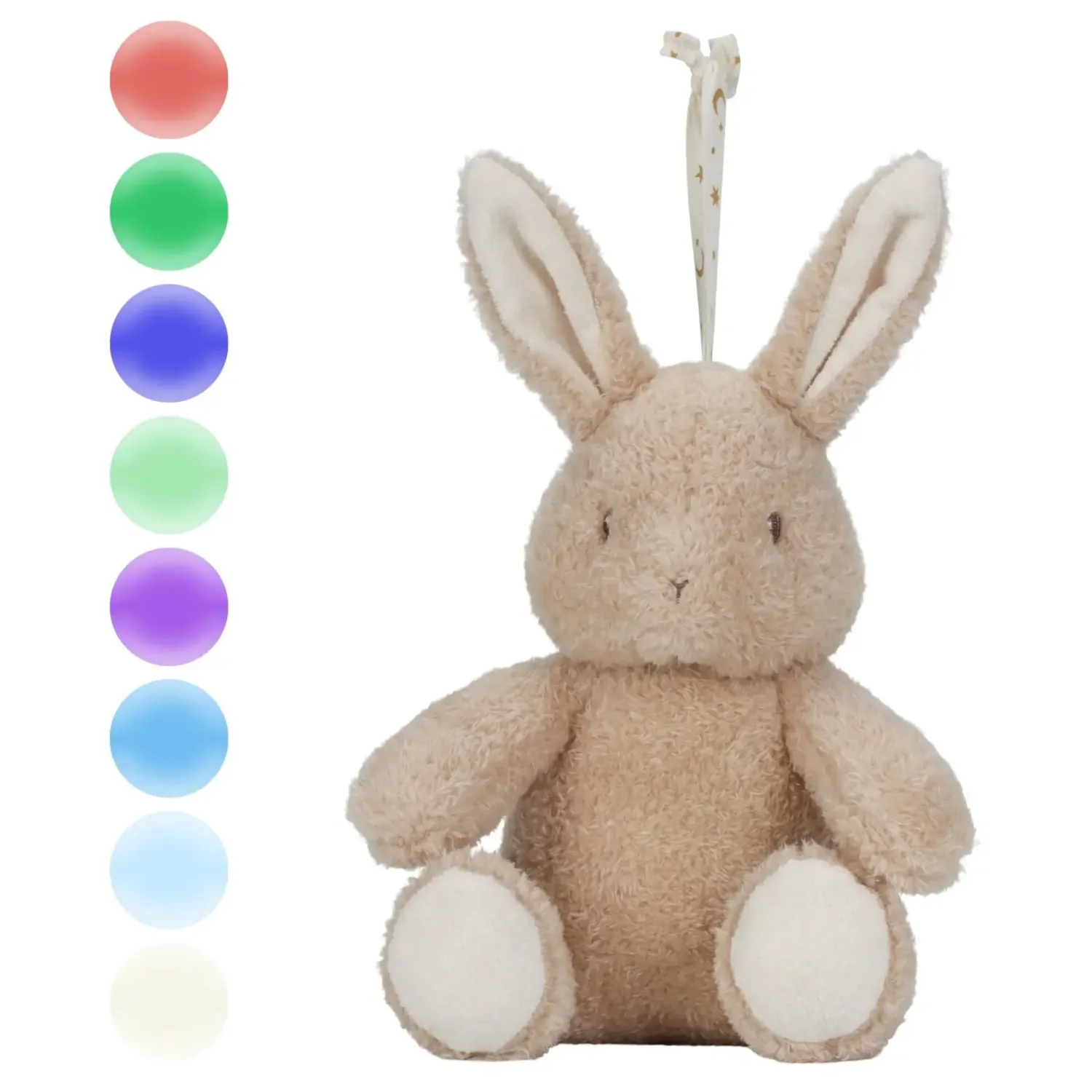 Lampki Nocne|Przytulanki | Little Dutch Królik interaktywny lampka i szum Newborn Naturals