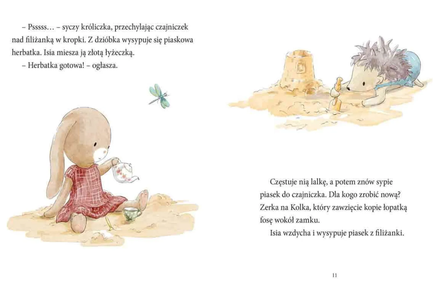 Królisia Isia uczy się dzielić