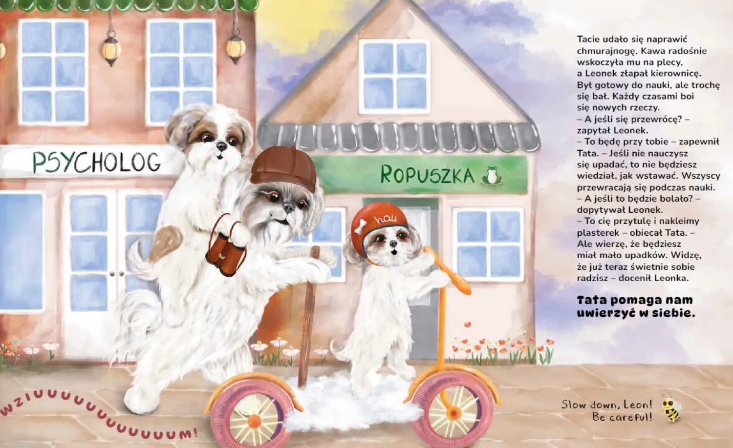 Anglojęzyczne|5-8 Lat | Neverending store Anna Załęcka Książka "Kawa obserwuje tatę"