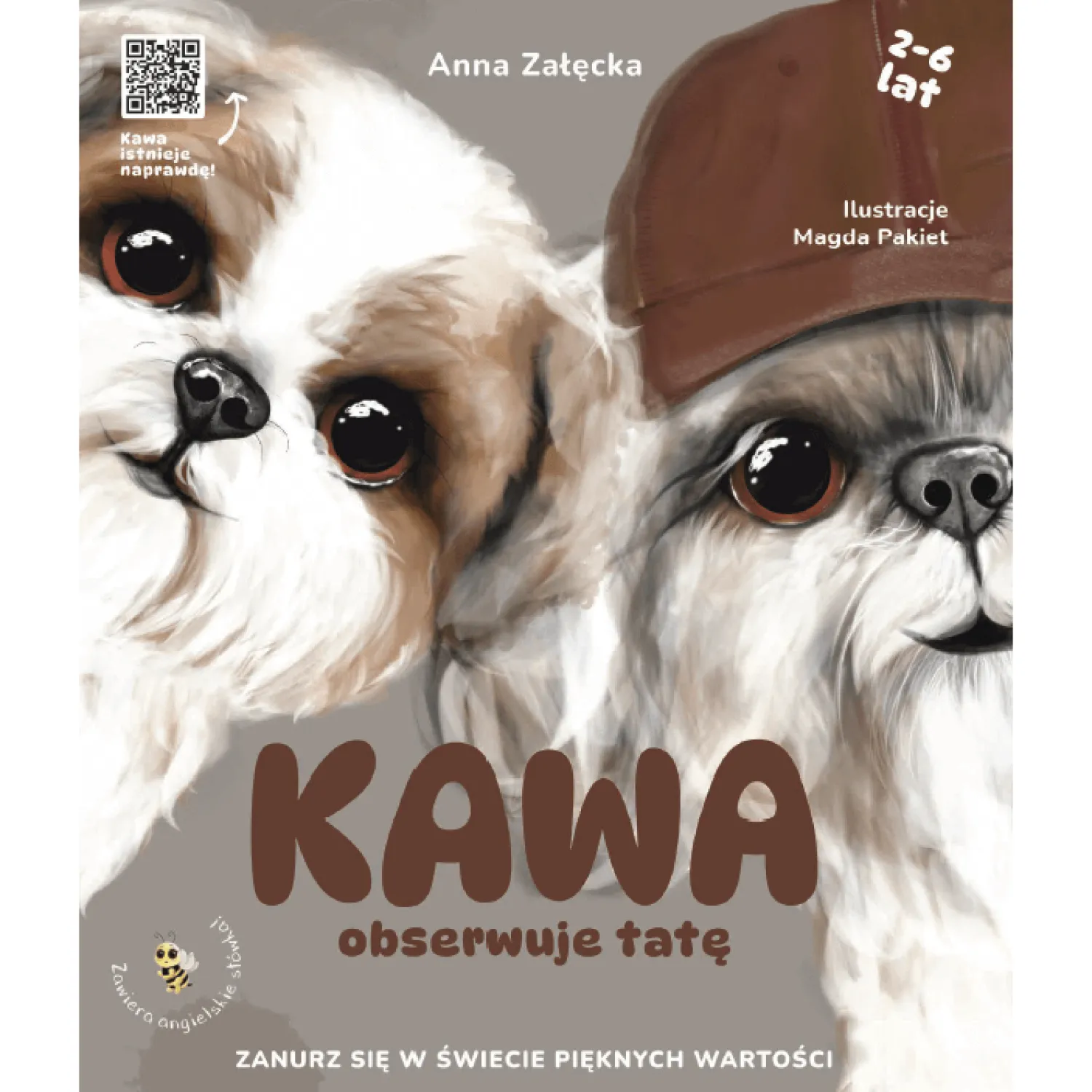 Anglojęzyczne|5-8 Lat | Neverending store Anna Załęcka Książka "Kawa obserwuje tatę"