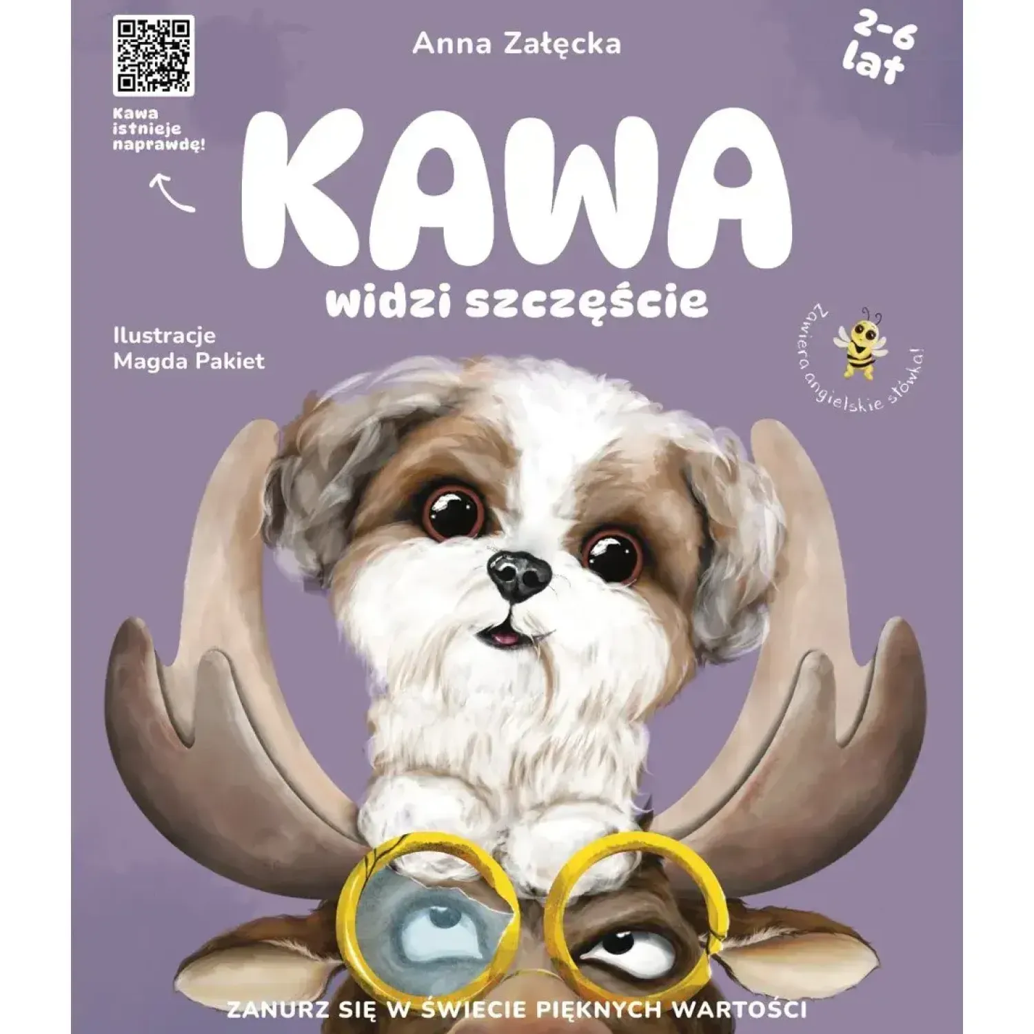 Anglojęzyczne|5-8 Lat | Neverending store Anna Załęcka Książka "Kawa widzi szczęście"