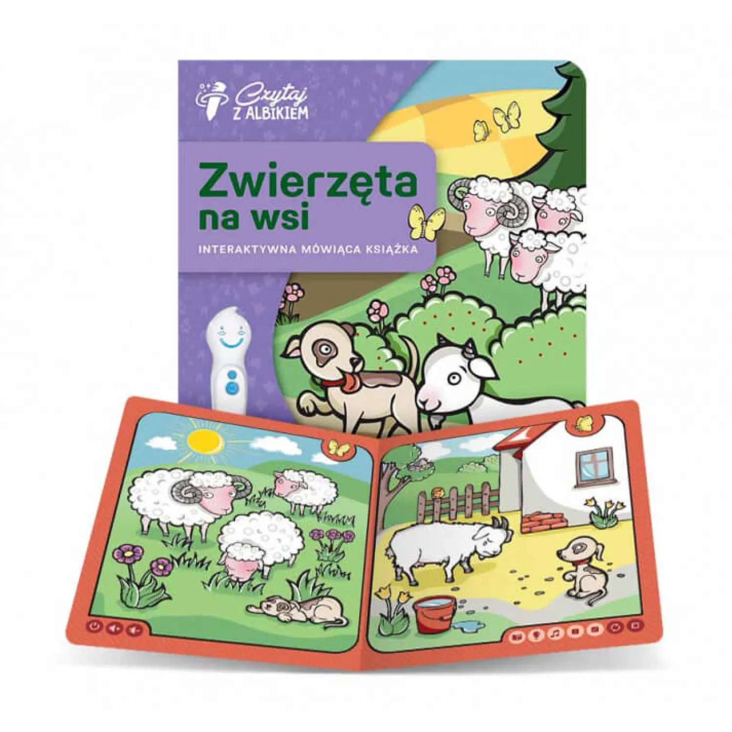 Albi|5-8 Lat | Albi Książka Zwierzęta na wsi 2+