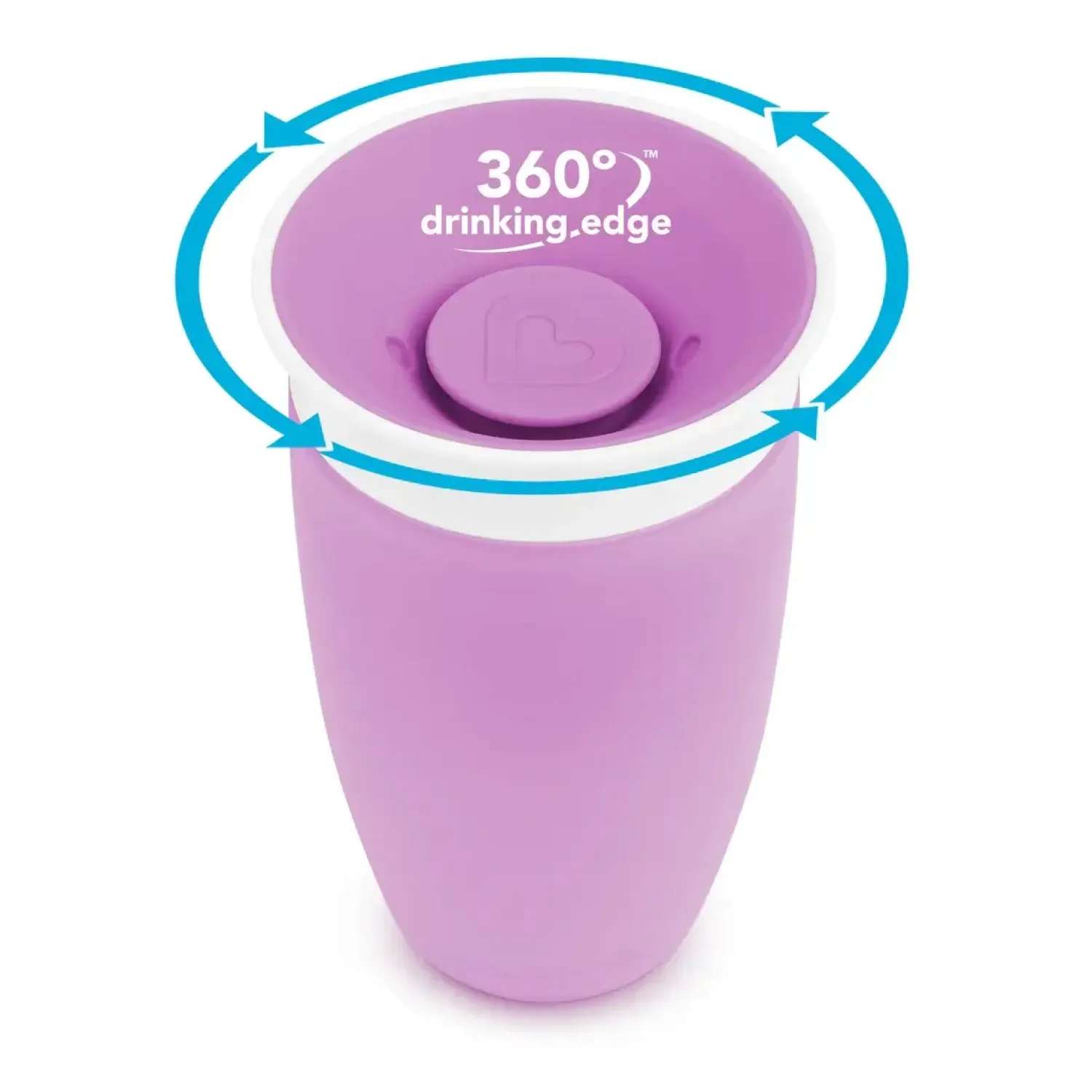 Naczynia Dla Dzieci | Munchkin Kubek Miracle 360°, 296ml - fioletowy