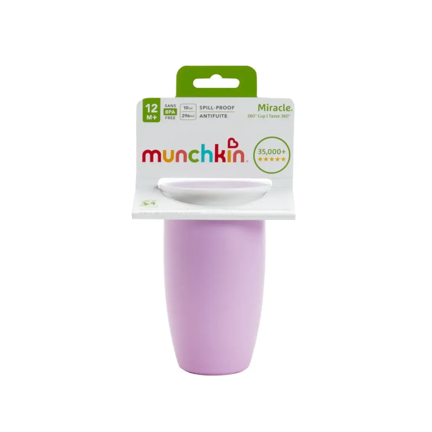 Naczynia Dla Dzieci | Munchkin Kubek Miracle 360°, 296ml - fioletowy