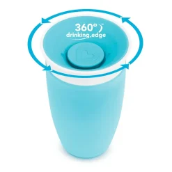 Naczynia Dla Dzieci | Munchkin Kubek Miracle 360°, 296ml - niebieski