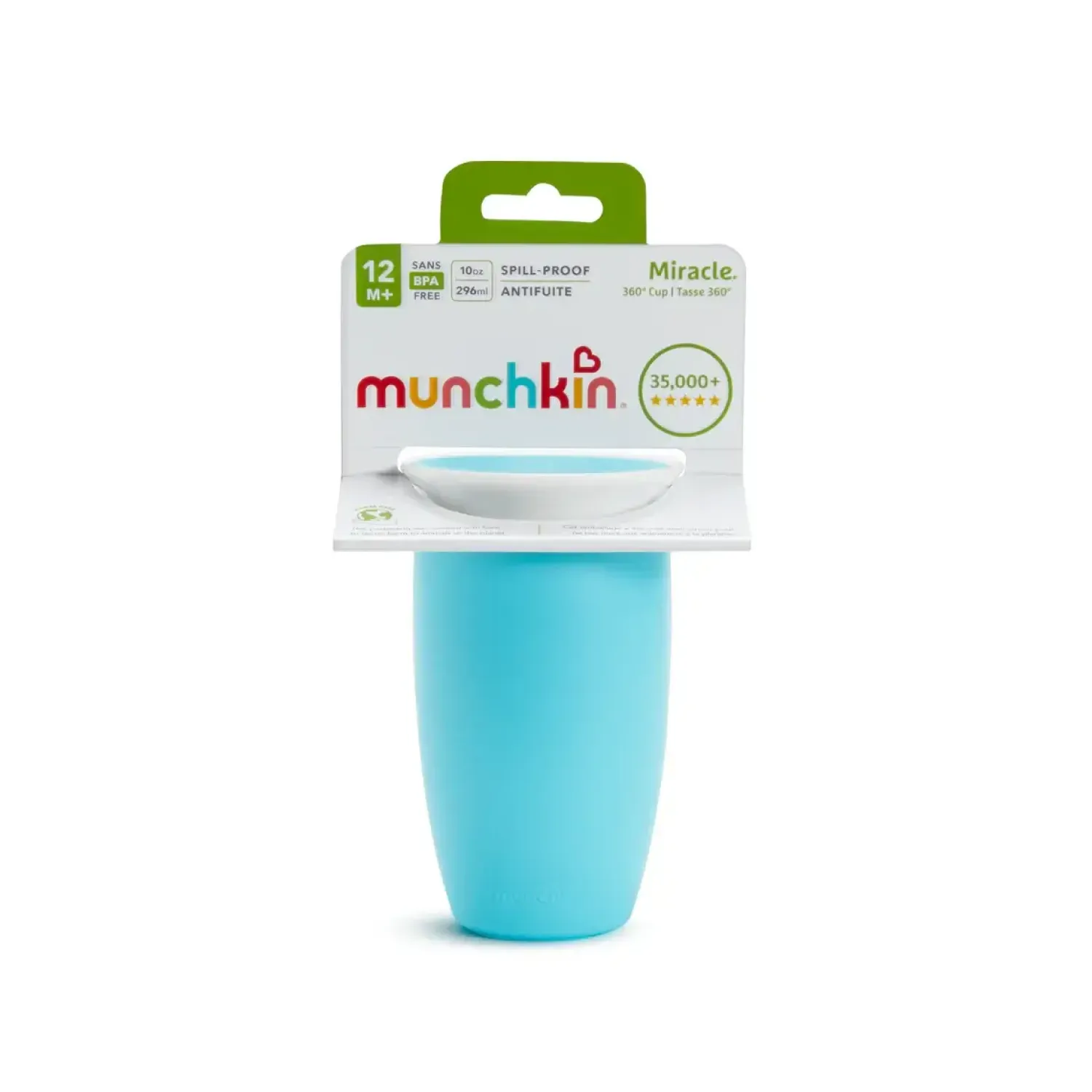 Naczynia Dla Dzieci | Munchkin Kubek Miracle 360°, 296ml - niebieski