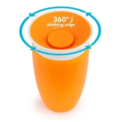 Kubek Miracle 360°, 296ml - pomarańczowy