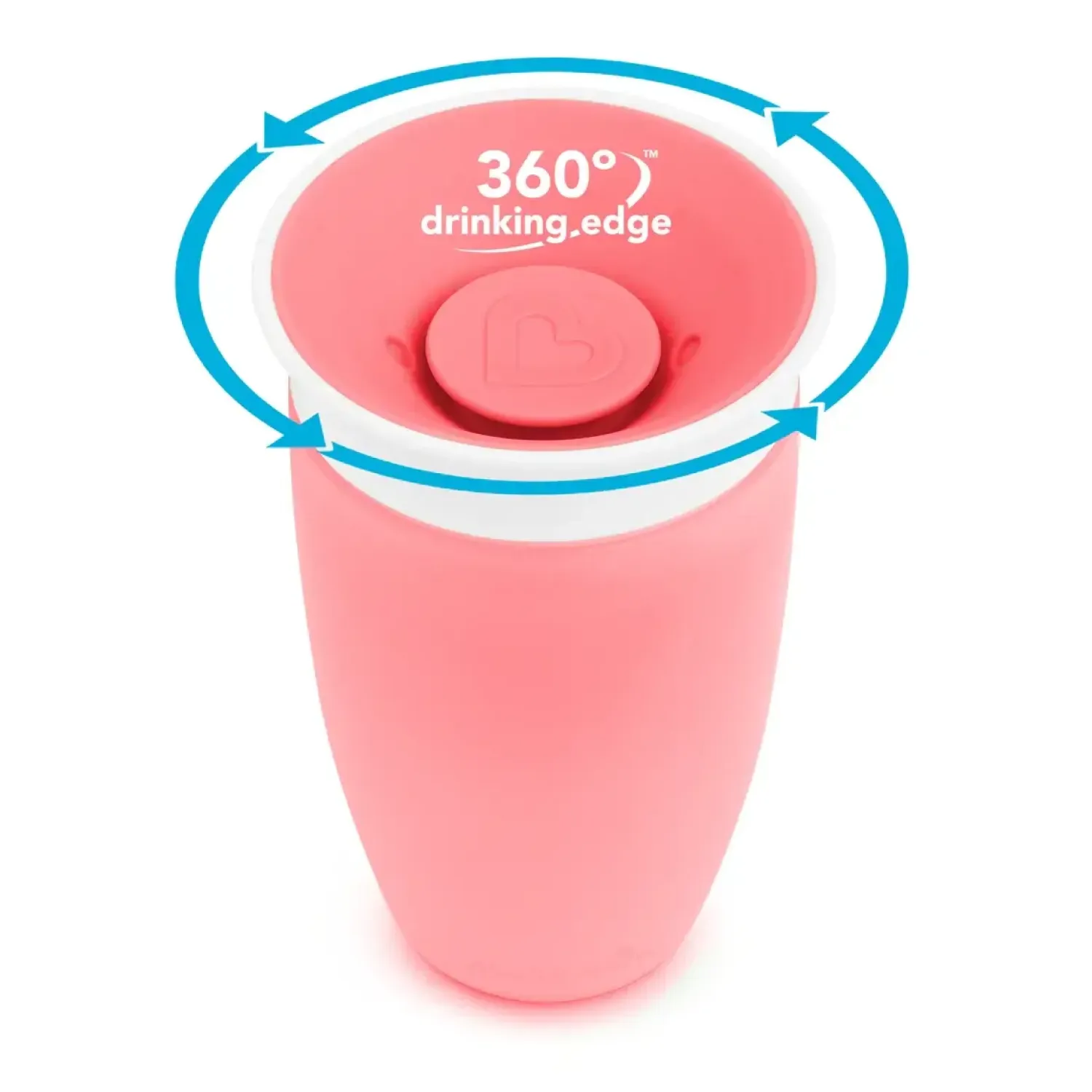 Naczynia Dla Dzieci | Munchkin Kubek Miracle 360°, 296ml - różowy