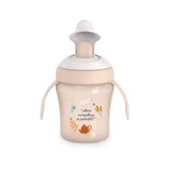 Naczynia Dla Dzieci | Suavinex Kubek niekapek do nauki picia Wonderland 200 ml - różowy