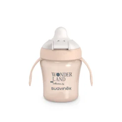 Naczynia Dla Dzieci | Suavinex Kubek niekapek do nauki picia Wonderland 200 ml - różowy