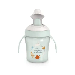 Kubek niekapek do nauki picia Wonderland 200 ml - miętowy
